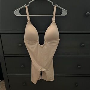 Spanx Suit Your Fancy Plunge Low-Back Mid-Thigh Bodysuit